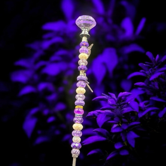 Crystal Glass Fairy Wands. Garden Stake. Sun Catchers. Yard Art. - Picture 7 of 14